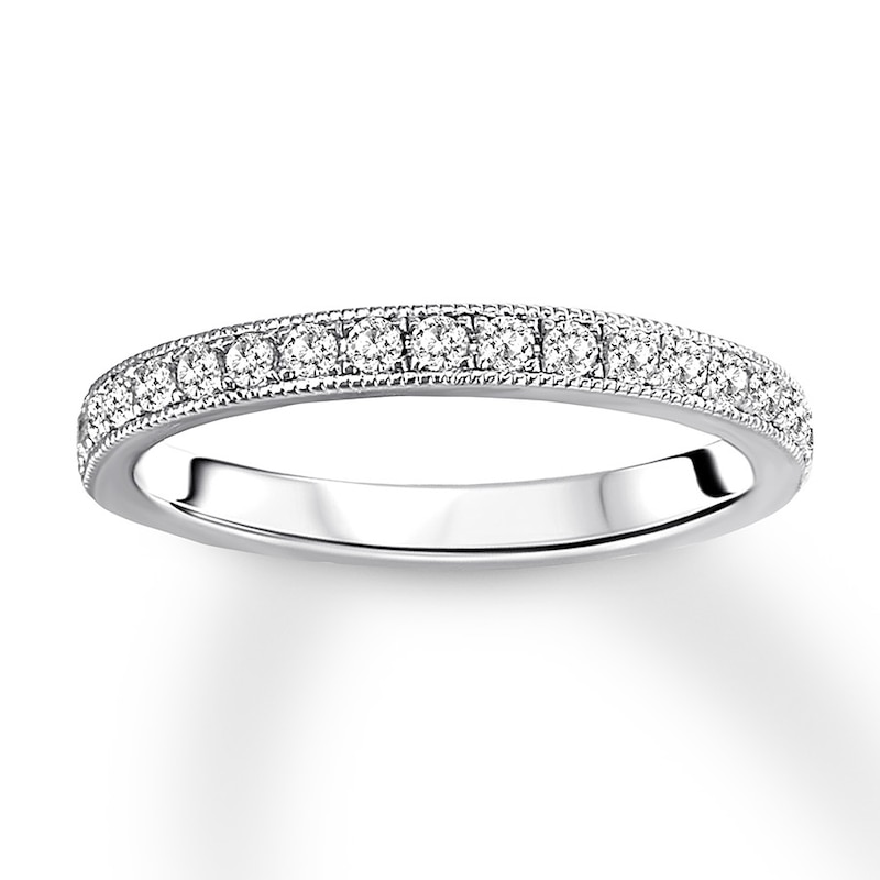 Diamond Anniversary Band 3/8 carat tw Round 14K White Gold