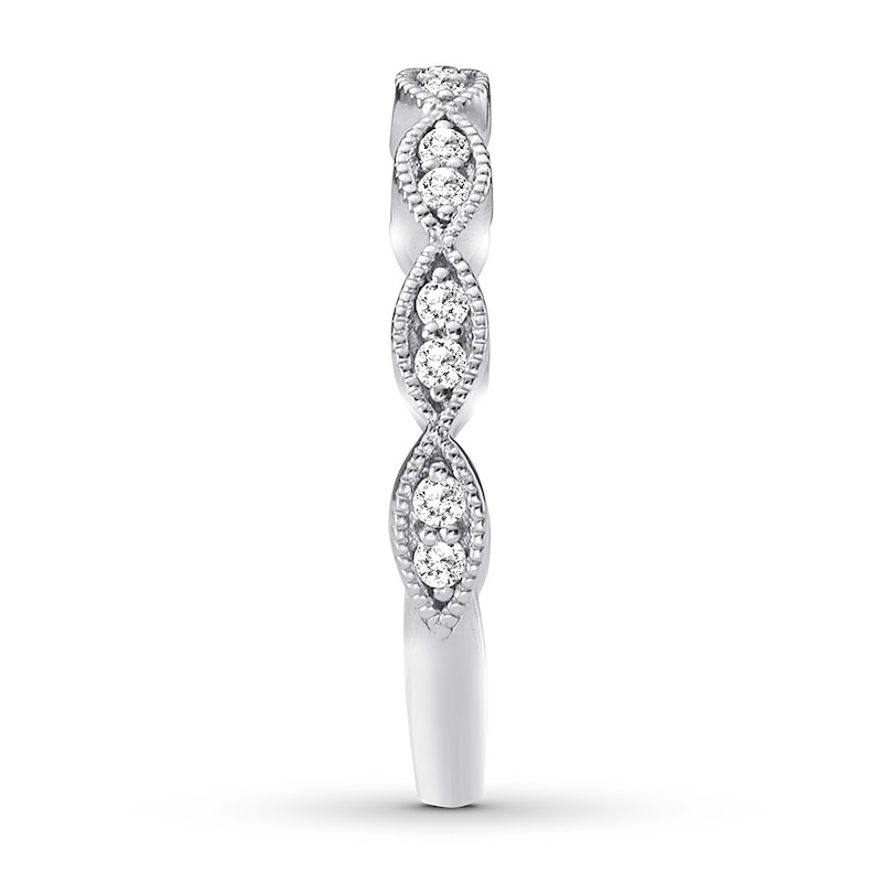 Diamond Anniversary Band 1/5 carat tw Round-cut 14K White Gold