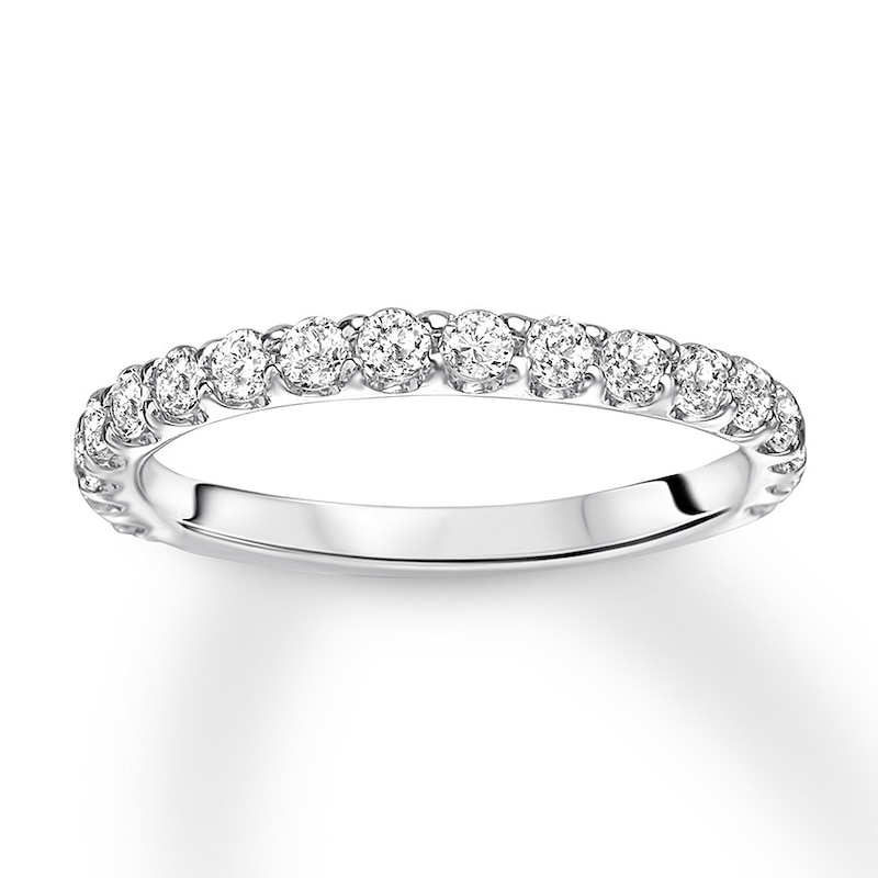 Main Image 1 of Diamond Anniversary Band 5/8 carat tw Round-cut 14K White Gold