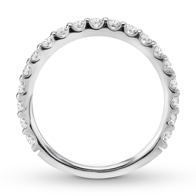 Main Image 2 of Diamond Anniversary Band 5/8 carat tw Round-cut 14K White Gold