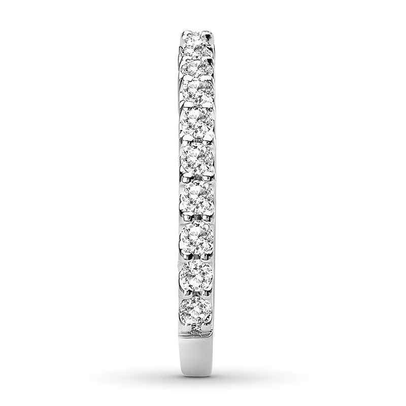 Diamond Anniversary Band 5/8 carat tw Round-cut 14K White Gold