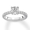 Thumbnail Image 3 of Diamond Ring Setting 3/4 carat tw Round 14K White Gold