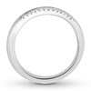 Thumbnail Image 1 of Diamond Wedding Band 1/8 ct tw Round 14K White Gold