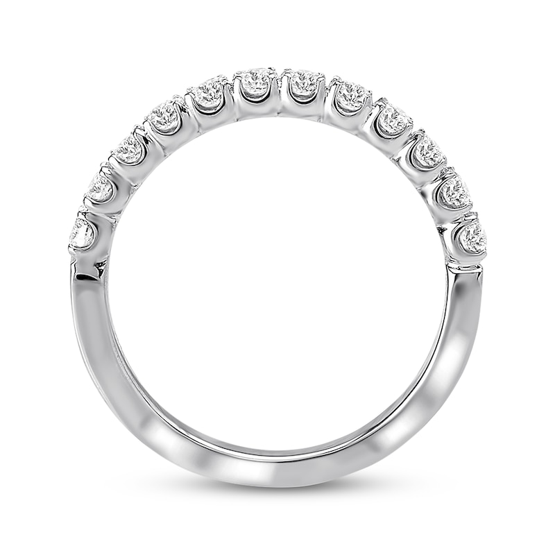 Main Image 3 of Diamond Wedding Band 1/2 carat tw Round 14K White Gold