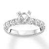 Thumbnail Image 0 of Diamond Ring Setting 3/4 carat tw Round 14K White Gold