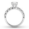 Thumbnail Image 1 of Diamond Ring Setting 3/4 carat tw Round 14K White Gold