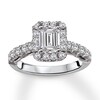 Thumbnail Image 3 of Diamond Ring Setting 3/4 carat tw Round 14K White Gold