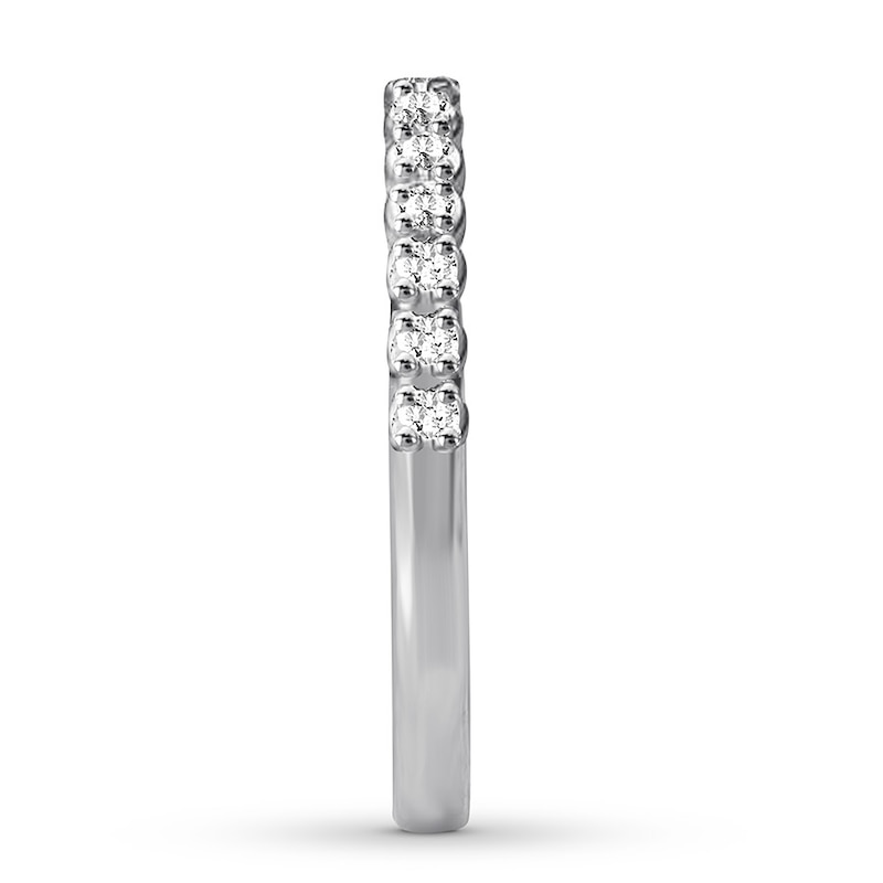 Main Image 3 of Diamond Wedding Band 1/4 carat tw Round 14K White Gold