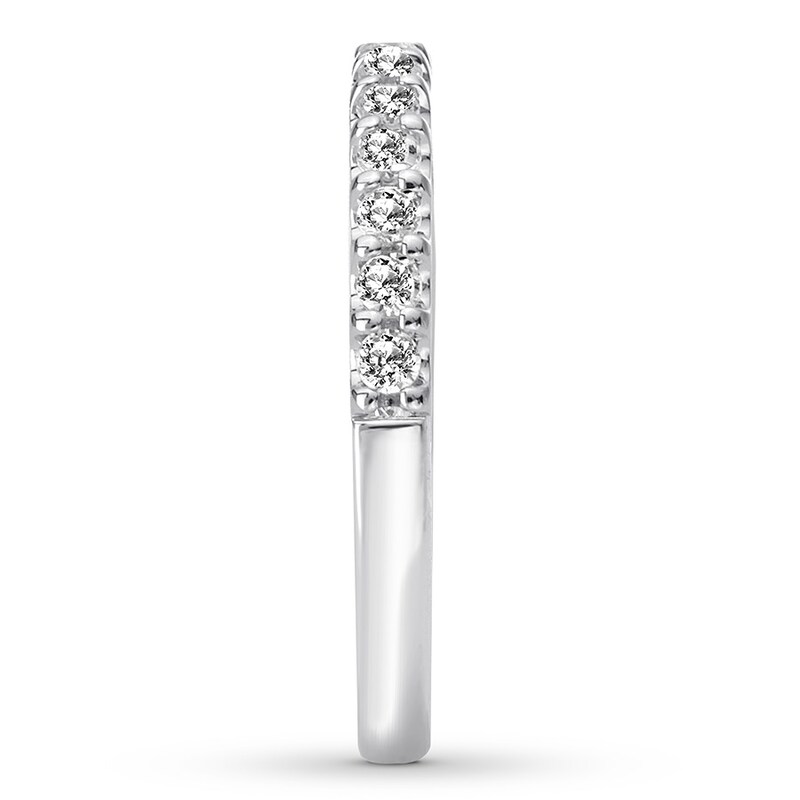 Diamond Wedding Band 1/3 carat tw Round 14K White Gold