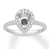 Thumbnail Image 0 of Diamond Ring Setting 3/8 ct tw Round 14K White Gold (I/1)