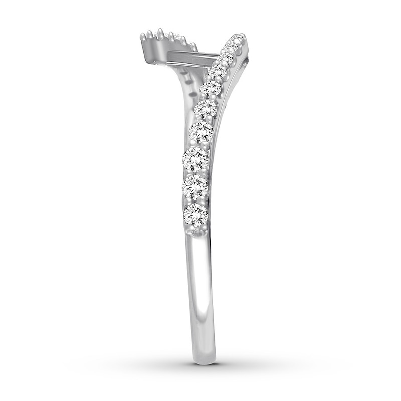 Diamond Wedding Band 1/4 carat tw Round 14K White Gold