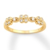 Thumbnail Image 0 of Diamond Wedding Band 1/6 ct tw Round Bezel-set 14K Yellow Gold