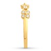 Thumbnail Image 2 of Diamond Wedding Band 1/6 ct tw Round Bezel-set 14K Yellow Gold