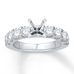 Colorless Diamond Ring Setting 1-1/2 carat tw 14K White Gold