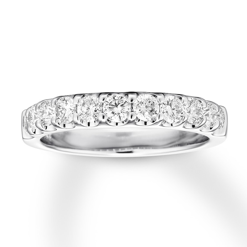 Diamond Wedding Band 3/4 carat tw Round Platinum