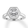 Thumbnail Image 0 of Diamond Ring Setting 1/8 carat tw Round 14K White Gold