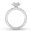 Thumbnail Image 2 of Diamond Ring Setting 1/2 carat tw Round 14K White Gold