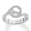Thumbnail Image 0 of Diamond Ring Setting 3/8 carat tw Round 14K White Gold
