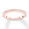 Thumbnail Image 0 of Diamond Wedding Band 1/6 carat tw Round 14K Rose Gold