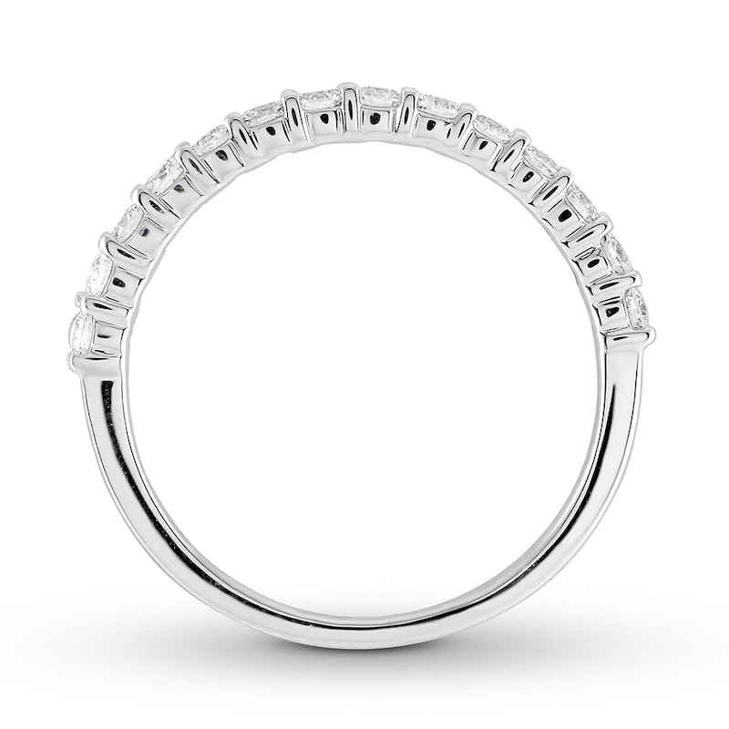 Diamond Wedding Band 1/2 carat tw Round 14K White Gold