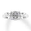 Thumbnail Image 0 of Diamond Ring Setting 1 carat tw Round 14K White Gold