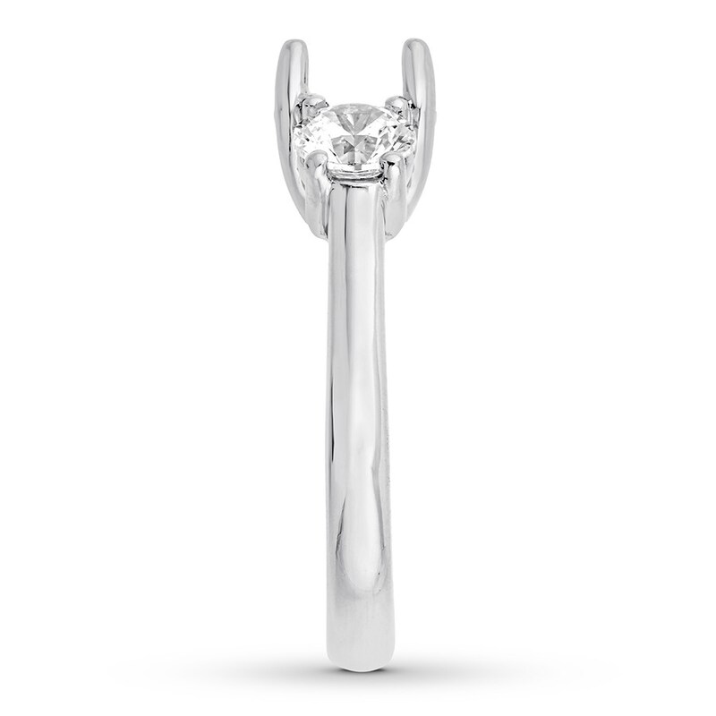 Diamond Ring Setting 1 carat tw Round 14K White Gold