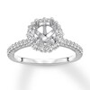 Thumbnail Image 0 of Diamond Ring Setting 1/2 carat tw Round 14K White Gold