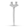 Thumbnail Image 2 of Diamond Ring Setting 1/2 carat tw Round 14K White Gold