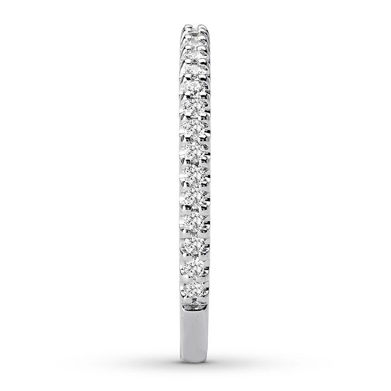 Diamond Wedding Band 1/4 carat tw Round 14K White Gold