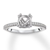 Thumbnail Image 0 of Diamond Engagement Ring Setting 1/6 ct tw Round 14K White Gold