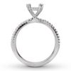 Thumbnail Image 1 of Diamond Engagement Ring Setting 1/6 ct tw Round 14K White Gold