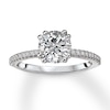 Thumbnail Image 4 of Diamond Engagement Ring Setting 1/6 ct tw Round 14K White Gold