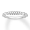 Thumbnail Image 1 of Diamond Wedding Band 1/2 carat tw Round 14K White Gold