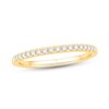 Thumbnail Image 0 of Colorless Diamond Wedding Band 1/5 ct tw 14K Yellow Gold