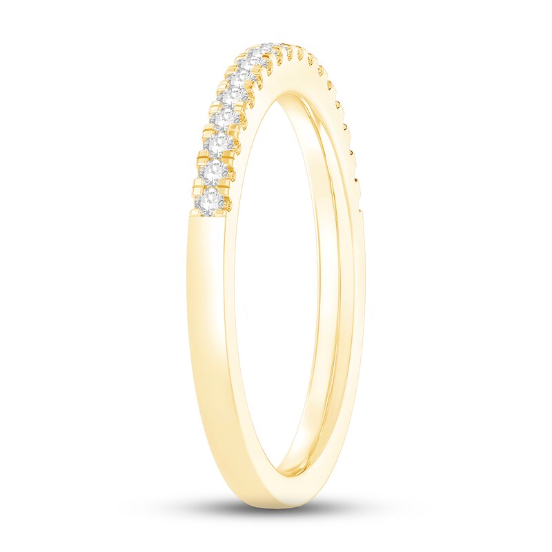 Colorless Diamond Wedding Band 1/5 ct tw 14K Yellow Gold
