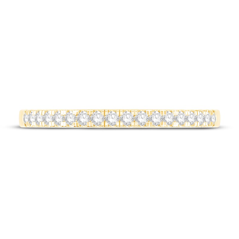 Colorless Diamond Wedding Band 1/5 ct tw 14K Yellow Gold
