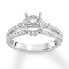Thumbnail Image 0 of Diamond Ring Setting 3/8 ct tw Round-cut 14K White Gold