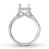 Thumbnail Image 1 of Diamond Ring Setting 3/8 ct tw Round 14K White Gold