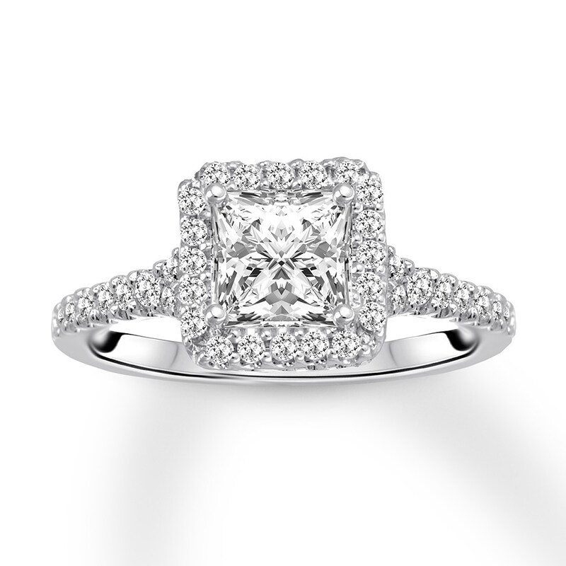 Diamond Ring Setting 3/8 ct tw Round 14K White Gold