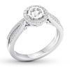 Thumbnail Image 3 of Diamond Ring Setting 1/4 carat tw Round 14K White Gold