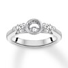 Thumbnail Image 0 of Diamond Ring Setting 1/3 ct tw Round 14K White Gold