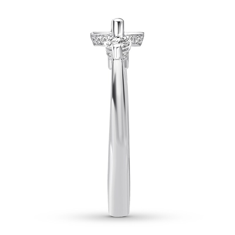 Diamond Ring Setting 1/3 ct tw Round 14K White Gold