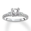 Thumbnail Image 0 of Diamond Engagement Ring Setting 3/8 ct tw Round 14K White Gold