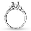 Thumbnail Image 1 of Diamond Engagement Ring Setting 3/8 ct tw Round 14K White Gold