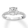 Thumbnail Image 3 of Diamond Ring Setting 1/4 carat tw Round 14K White Gold