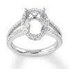 Thumbnail Image 0 of Diamond Ring Setting 1/2 carat tw Round-cut 14K White Gold