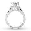 Thumbnail Image 1 of Diamond Ring Setting 1/2 carat tw Round-cut 14K White Gold