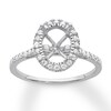 Thumbnail Image 0 of Diamond Ring Setting 1/3 carat tw Round 14K White Gold
