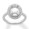 Thumbnail Image 0 of Diamond Ring Setting 5/8 carat tw Round 14K White Gold