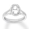 Thumbnail Image 0 of Diamond Ring Setting 1/8 carat tw Round-cut 14K White Gold